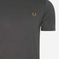 Fred Perry T-shirts  Ringer t-shirt - anchgrey dark caramel 