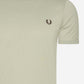 Fred Perry T-shirts  Ringer t-shirt - warm grey brick 