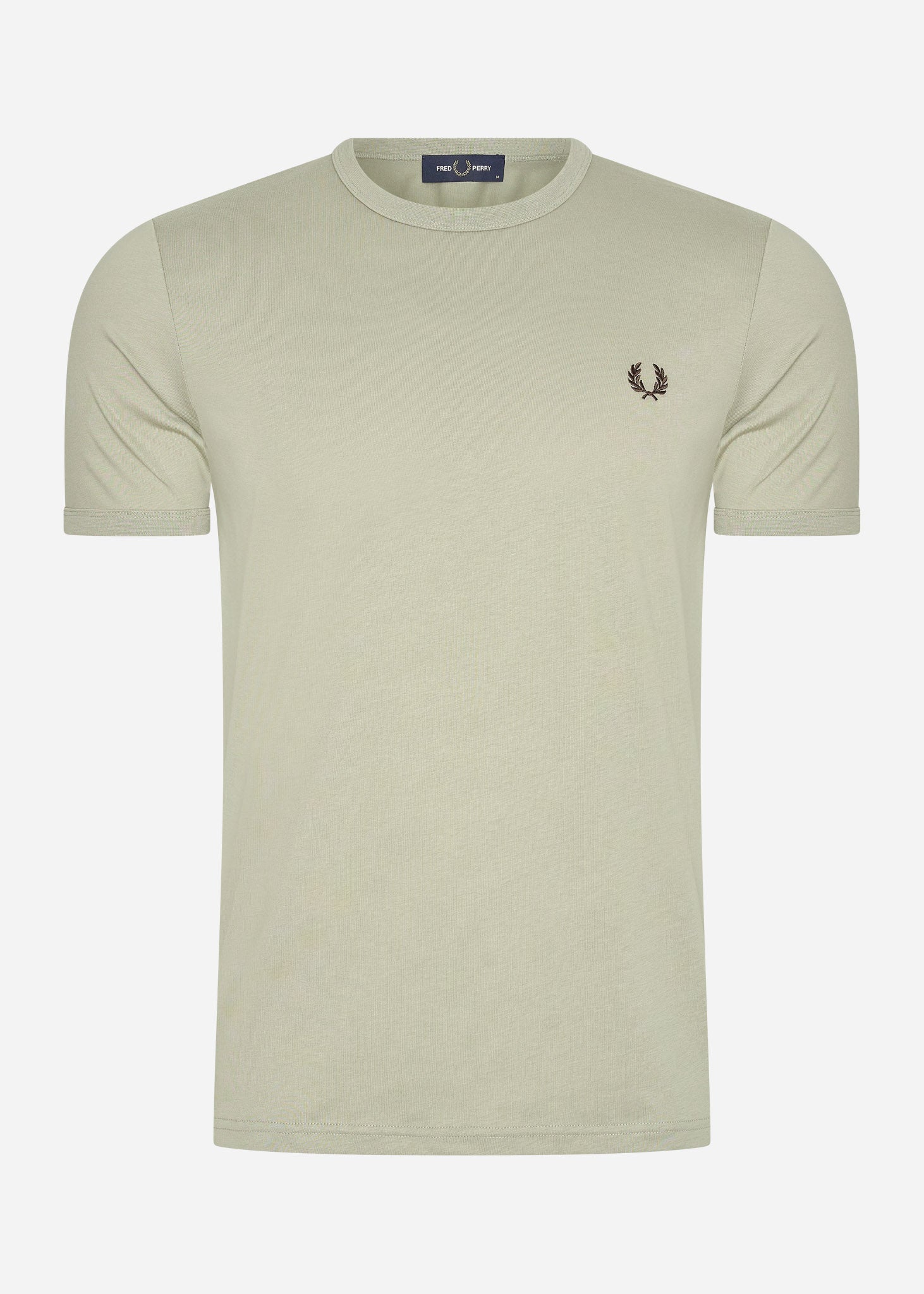 Fred Perry T-shirts  Ringer t-shirt - warm grey brick 