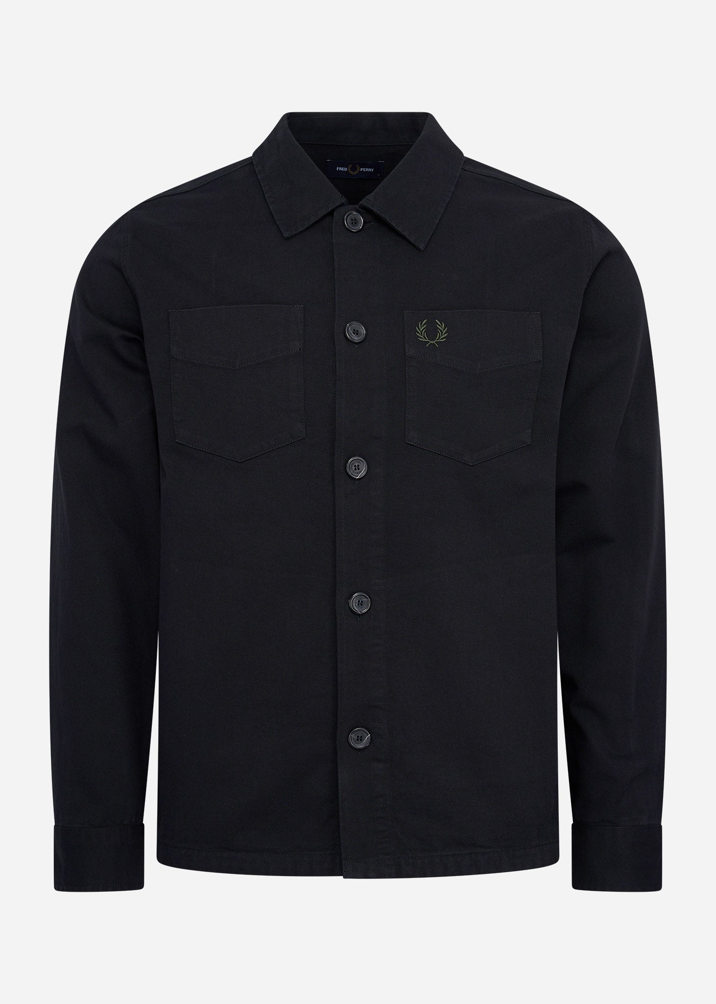 Fred Perry Overshirts  Twill overshirt - black 