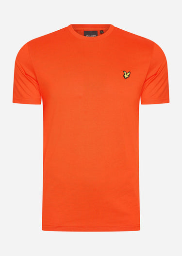 Lyle & Scott T-shirts  Plain t-shirt - tangerine tango 