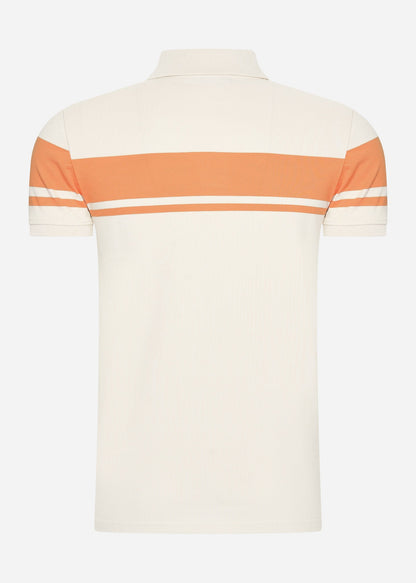 Sergio Tacchini Polo's  Young line polo - white orange 