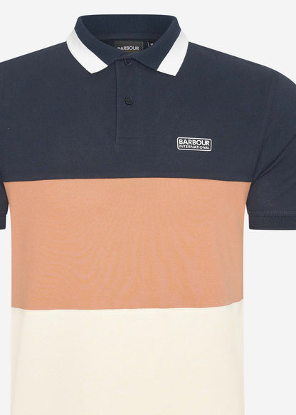 Barbour International Polo's  Barnett polo - navy 