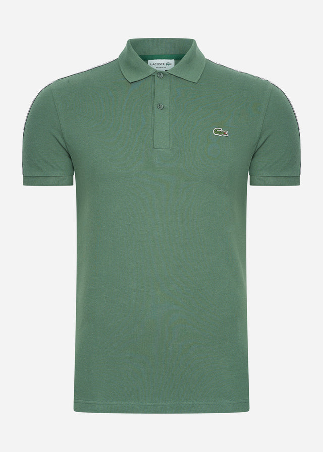 Lacoste Polos  Contrast stripe polo - sequoia 