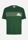 Lacoste T-shirts  Stripe t-shirt - green 