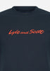 Lyle & Scott T-shirts  Script embroidery t-shirt - dark navy sorrel orange 