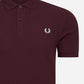 Plain fred perry shirt - oxblood