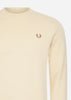 Fred Perry Truien  Crew neck sweatshirt - oatmeal 