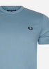 Fred Perry T-shirts  Ringer t-shirt - ash blue 