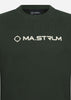 MA.Strum Truien  Chest print crew sweat - oil slick 