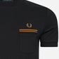 Loopback jersey pocket t-shirt - black