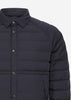 MA.Strum Jassen  Down overshirt - jet black 