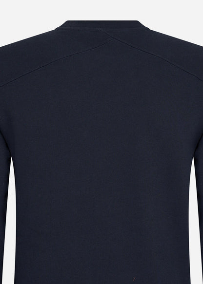 MA.Strum Truien  Chest print crew sweat - ink navy 