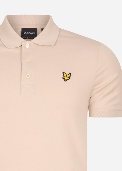 Lyle & Scott Polo's  Plain polo shirt - sesame 