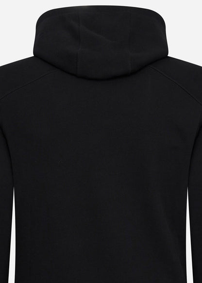 MA.Strum Hoodies  Chest print overhead hoody - jet black 