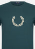 Fred Perry T-shirts  Laurel wreath graphic t-shirt - petrol blue 