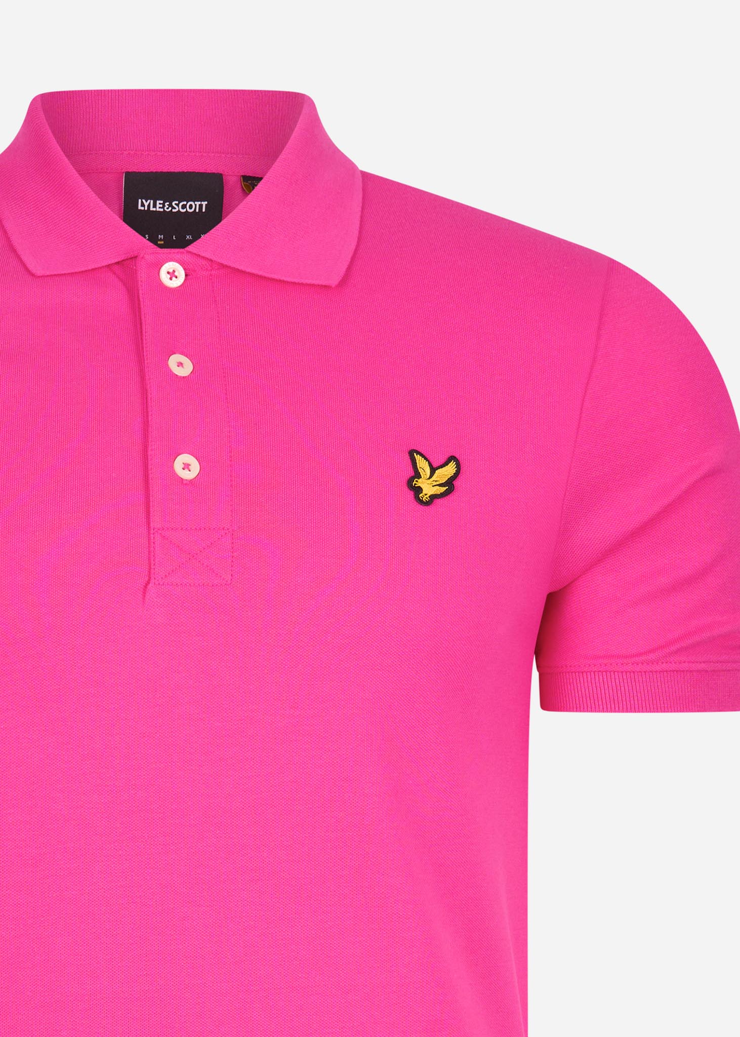 Lyle & Scott Polo's  Plain polo shirt - pink scorch 