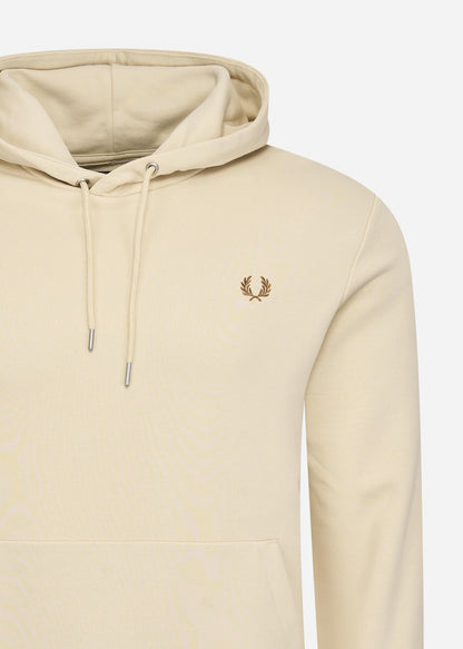 Fred Perry Hoodies  Tipped hooded sweatshirt - oatmeal 