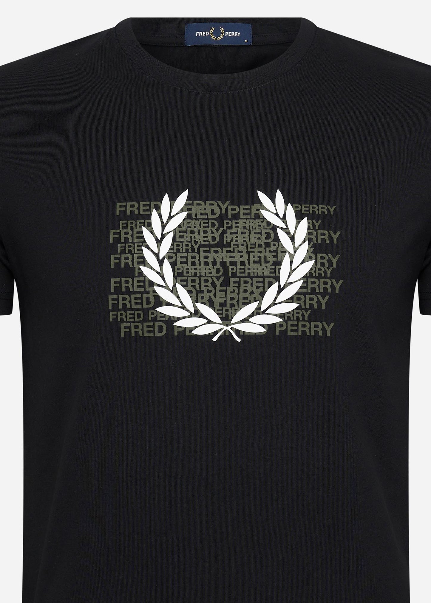 Fred perry graphic t-shirt - black