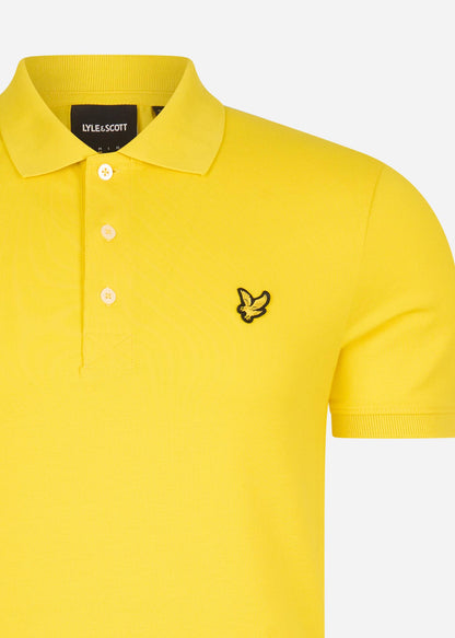 Lyle & Scott Polo's  Plain polo shirt - yellow scorch 