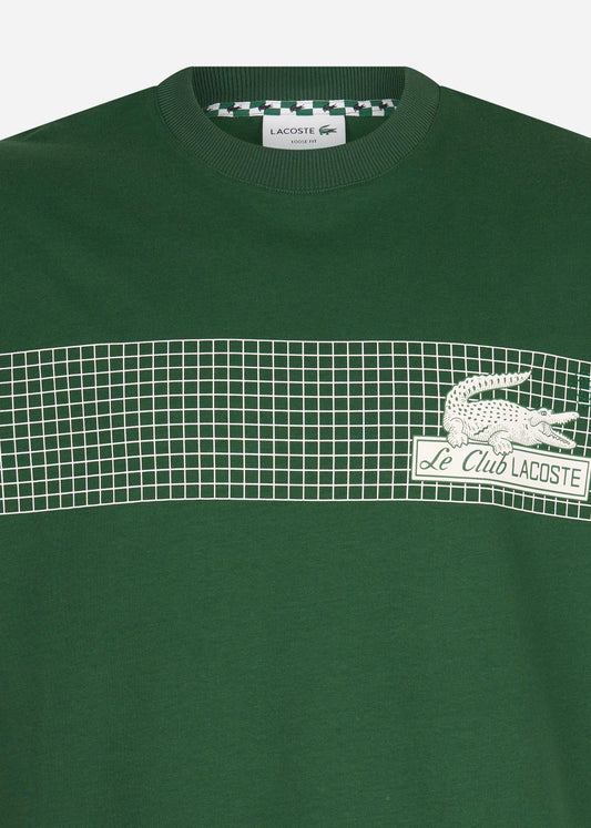 Lacoste T-shirts  Stripe t-shirt - green 