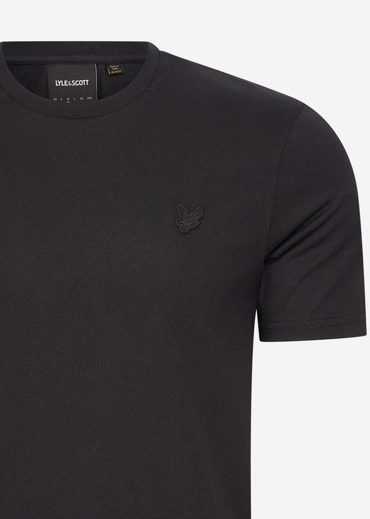 Lyle & Scott T-shirts  Tonal eagle t-shirt - jet black 