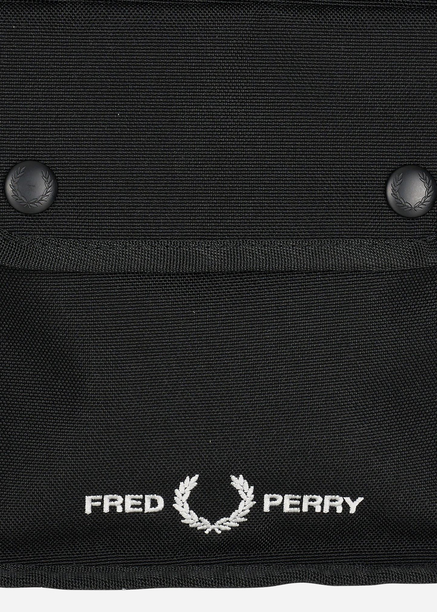 Branded side bag - black