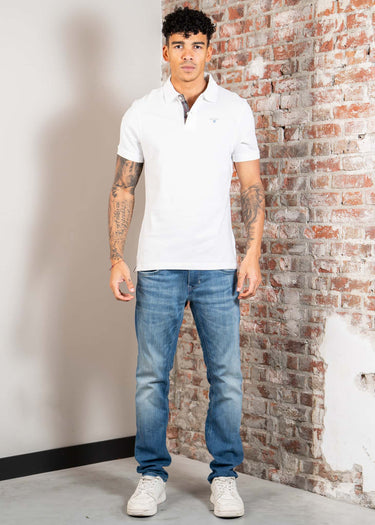 Barbour Polo's Barbour tartan pique polo shirt - white dress