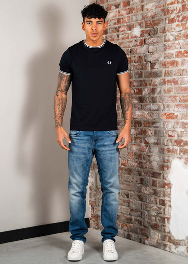 Fred Perry T-shirts Twin tipped t-shirt - navy