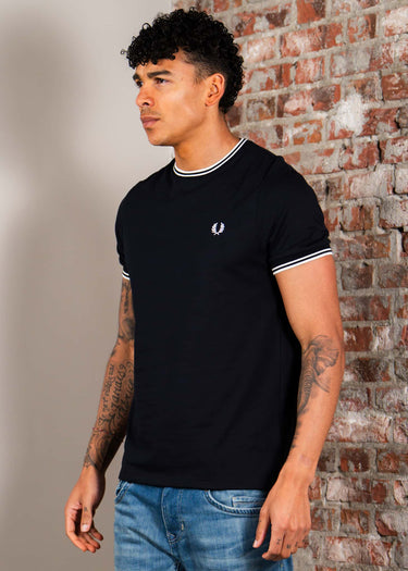 Fred Perry T-shirts Twin tipped t-shirt - navy
