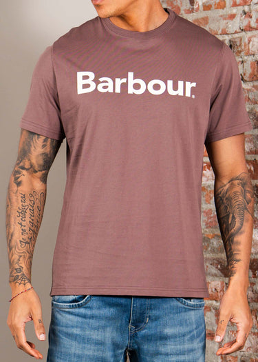 Barbour T-shirts Barbour logo t-shirt - peppercorn