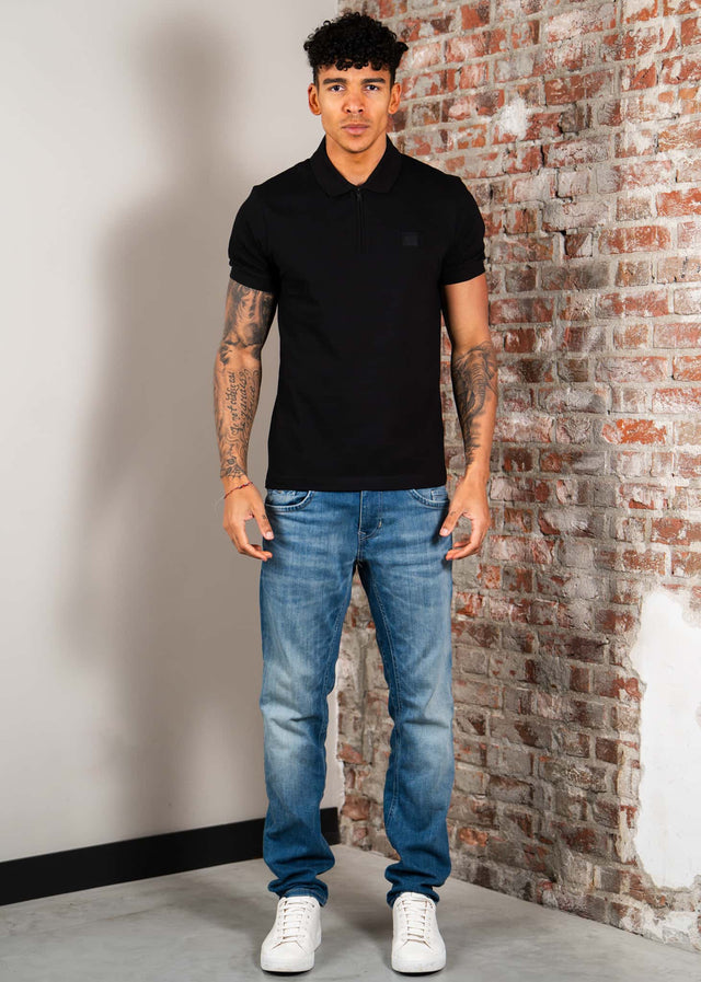 Hugo Boss Polos Passerzip - black