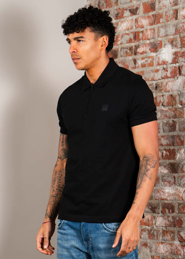 Hugo Boss Polos Passerzip - black