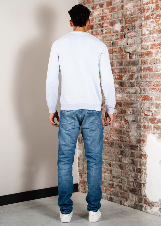 Lacoste Sweaters Regular fit crew neck sweater - phoenix blue