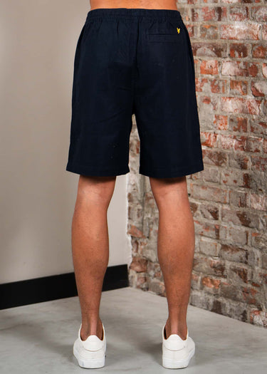 Lyle & Scott Korte Broeken Linen short - dark navy