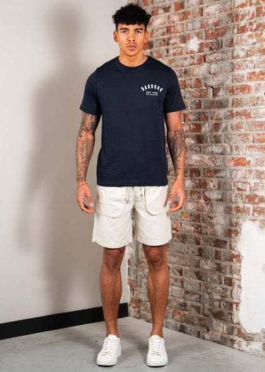 Lyle & Scott Korte Broeken Linen short - putty
