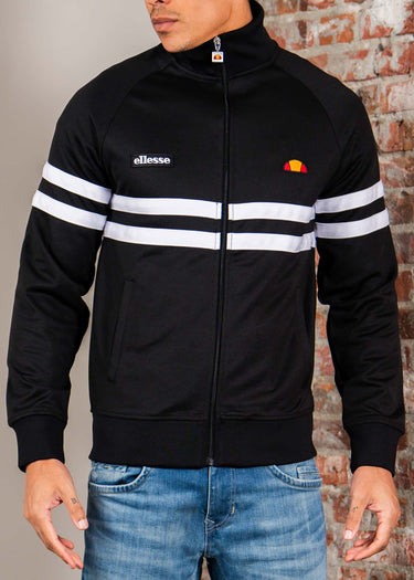 Ellesse Vesten Rimini track jacket - black white
