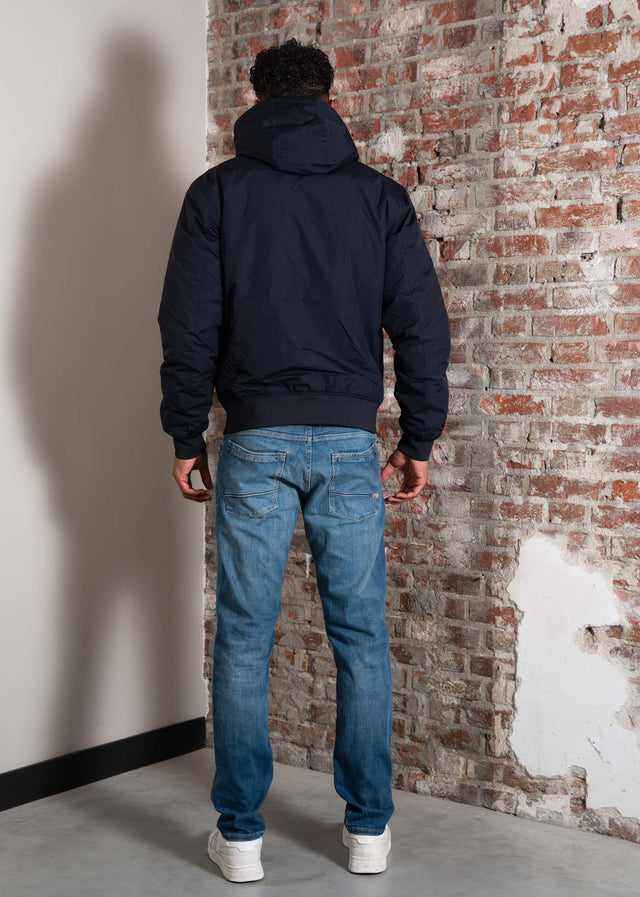 Fred Perry Jackets Hooded brentham jacket - navy