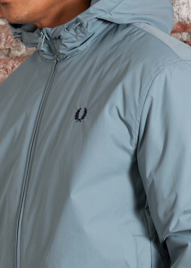 Fred Perry Jassen Hooded brentham jacket - stockport blue