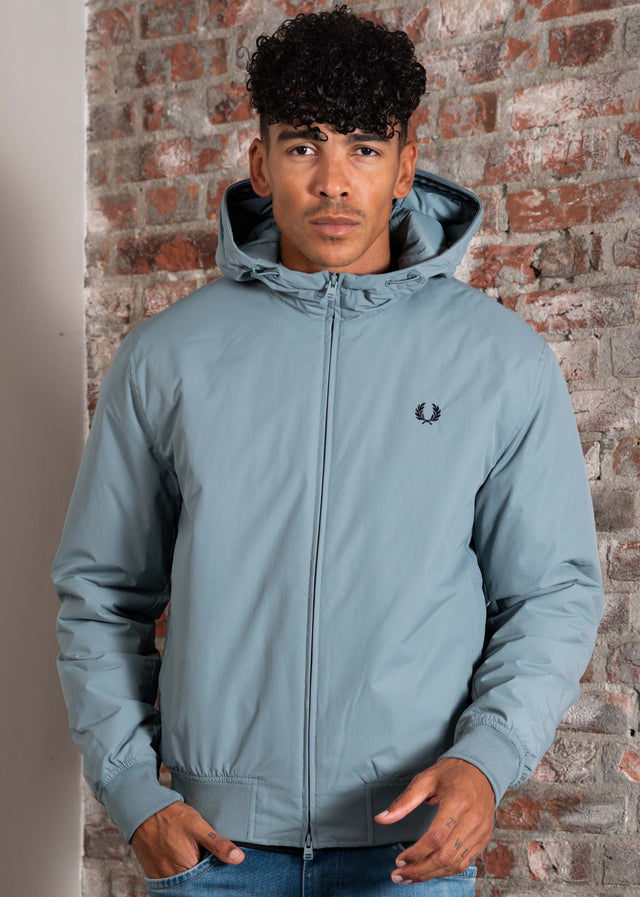 Fred Perry Jackets Hooded brentham jacket - stockport blue