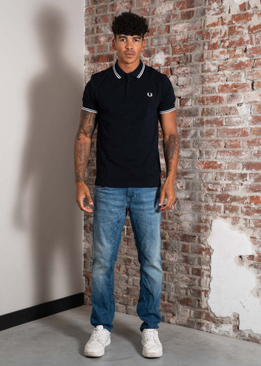 Fred Perry Polo's Twin tipped Fred Perry shirt - navy white