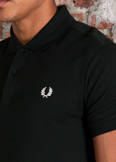 Fred Perry Polo's Plain fred perry shirt - night green snow white