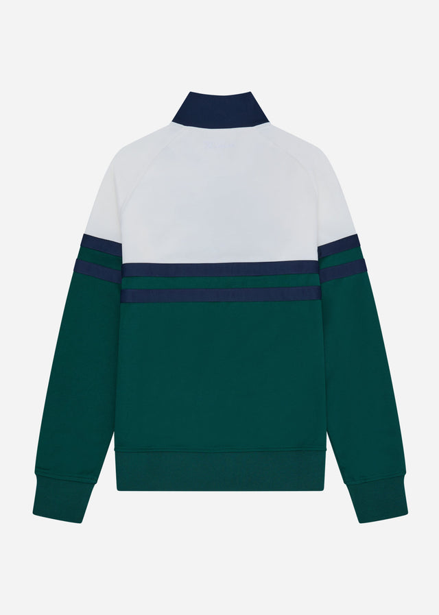 Ellesse Cardigans Rimini track jacket - off white dark green