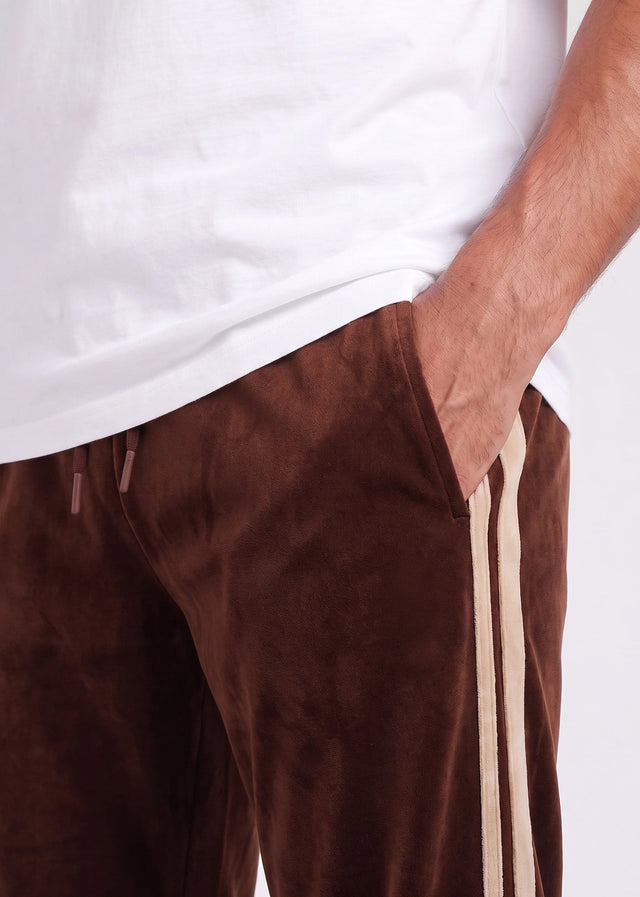 Sergio Tacchini Pants Damarindo velour pants - cappuccino