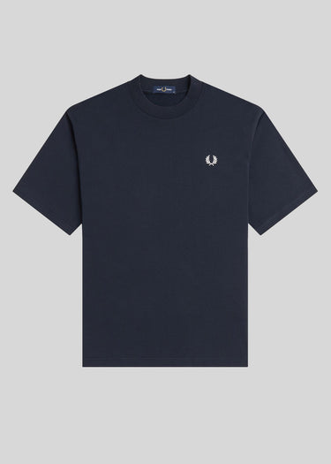 Fred Perry T-shirts Back print fred perry text t-shirt - navy