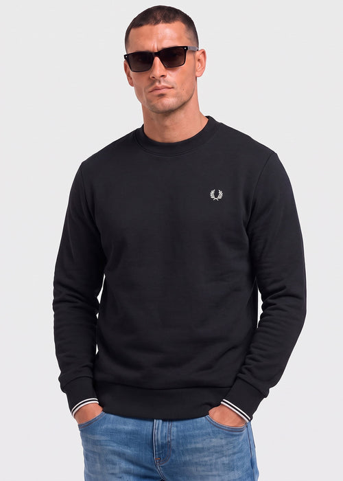 Crew neck sweatshirt - black
