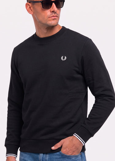 Fred Perry Truien Crew neck sweatshirt - black
