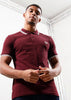 Fred Perry Polo's Twin tipped fred perry shirt - ox blood ecru ecru