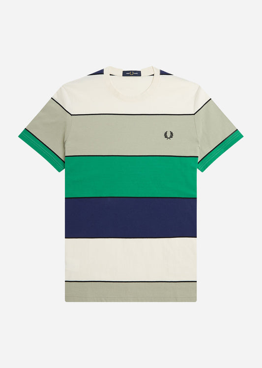 Bold stripe t-shirt - seagrass