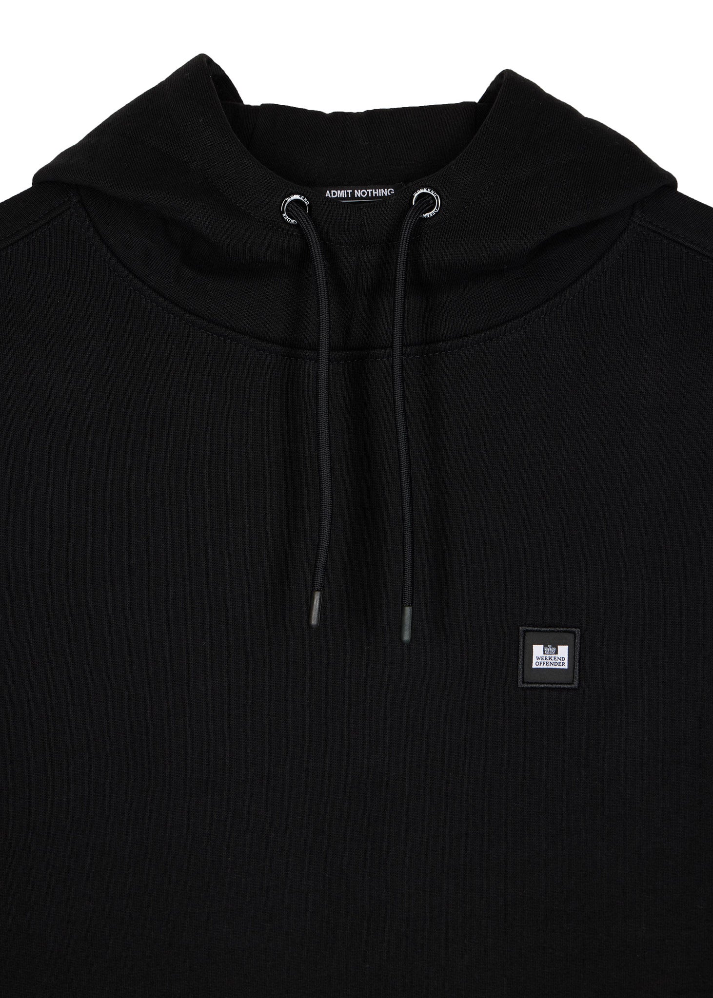 Weekend Offender Hoodies  Ribbe - black 